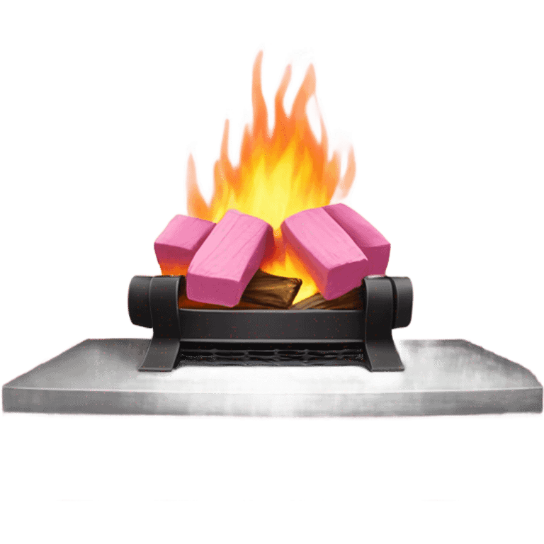 Winter Pink FirePlace emoji