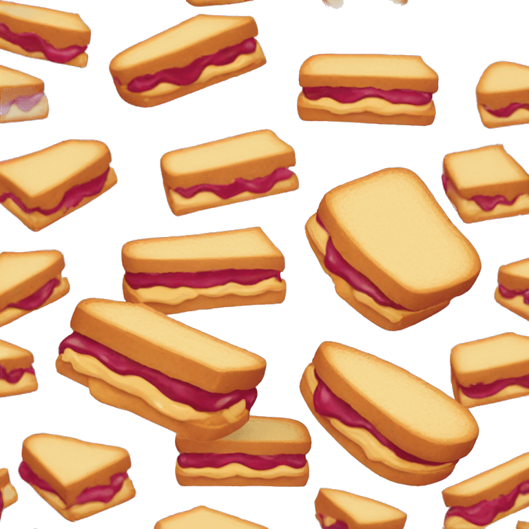 PEANUT BUTTER AND JELLY SANDWICH emoji