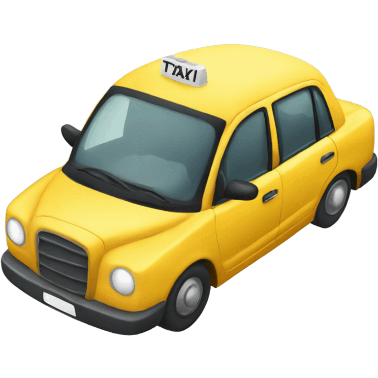 Taxi yellow emoji