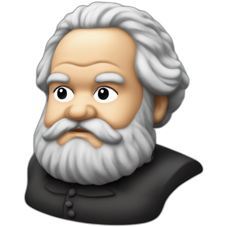 fat karl marx small kippah on head emoji