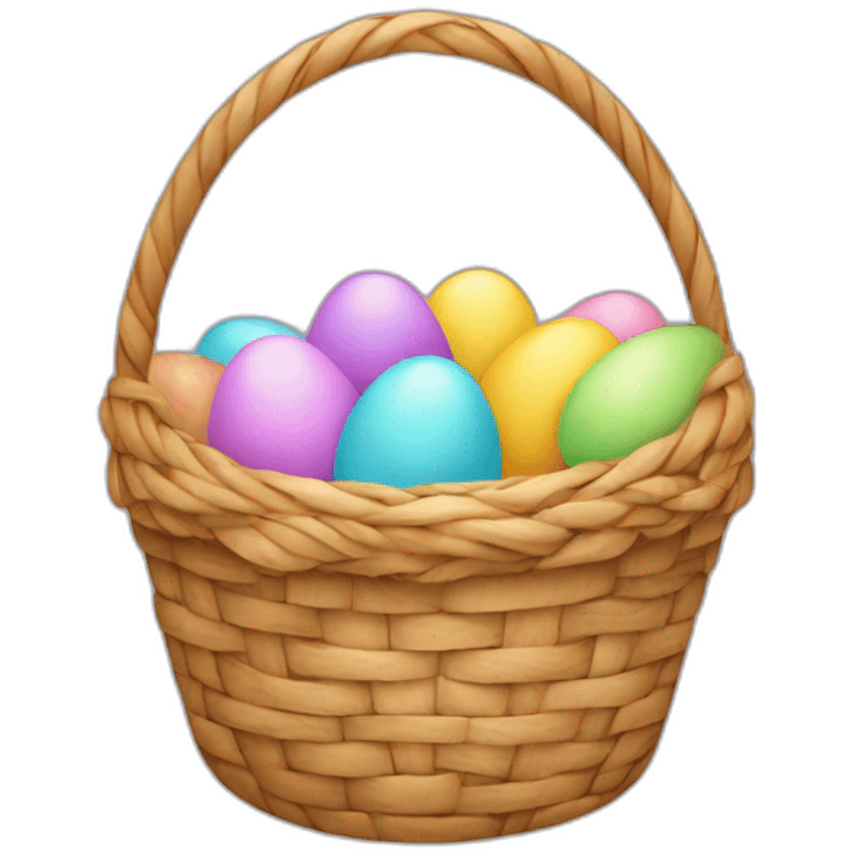 easter basket emoji