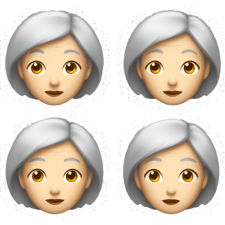 Chinese old woman emoji