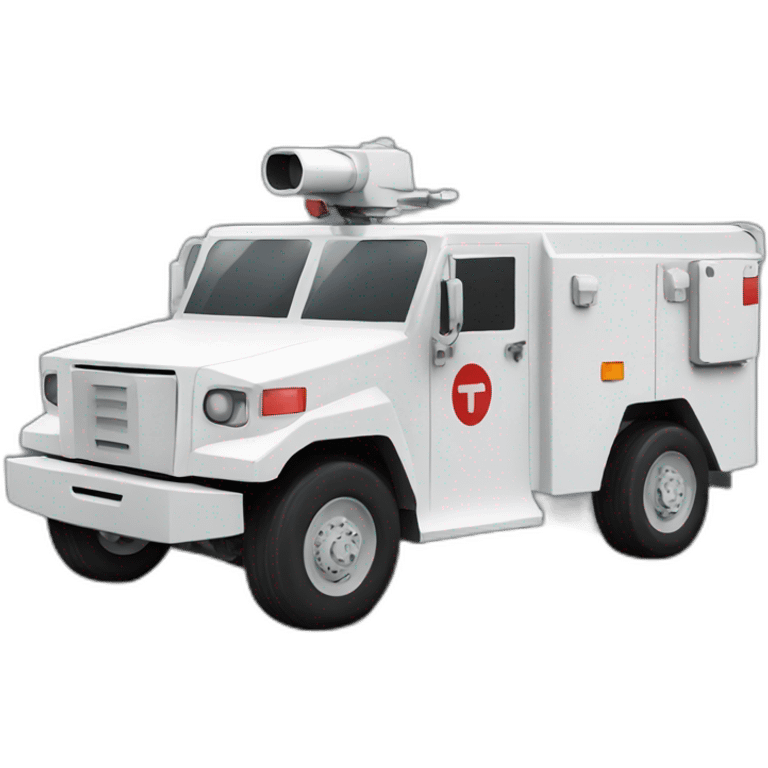 riot control vehicle emoji