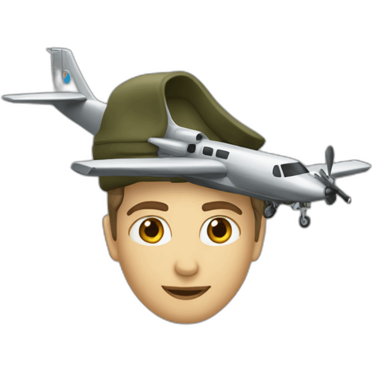 un avion de chasse emoji