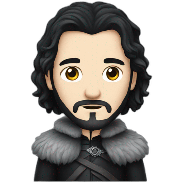 john snow from game of thrones emoji