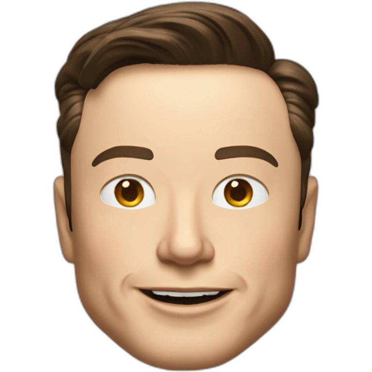 Elon Musk qui fait un doigt d’honneur emoji