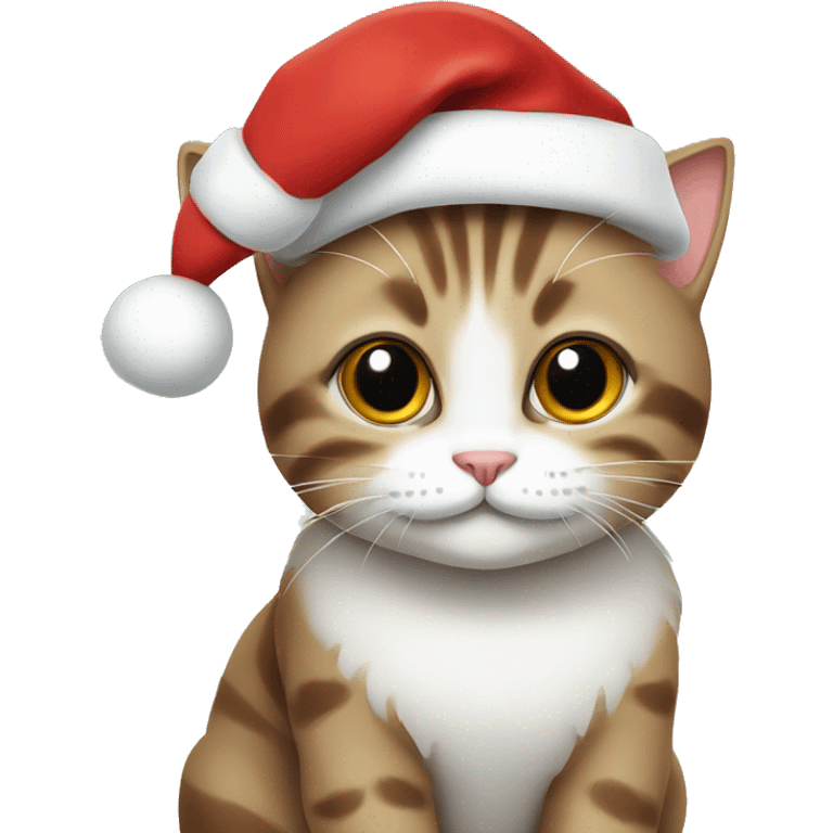 cute christmas cat emoji