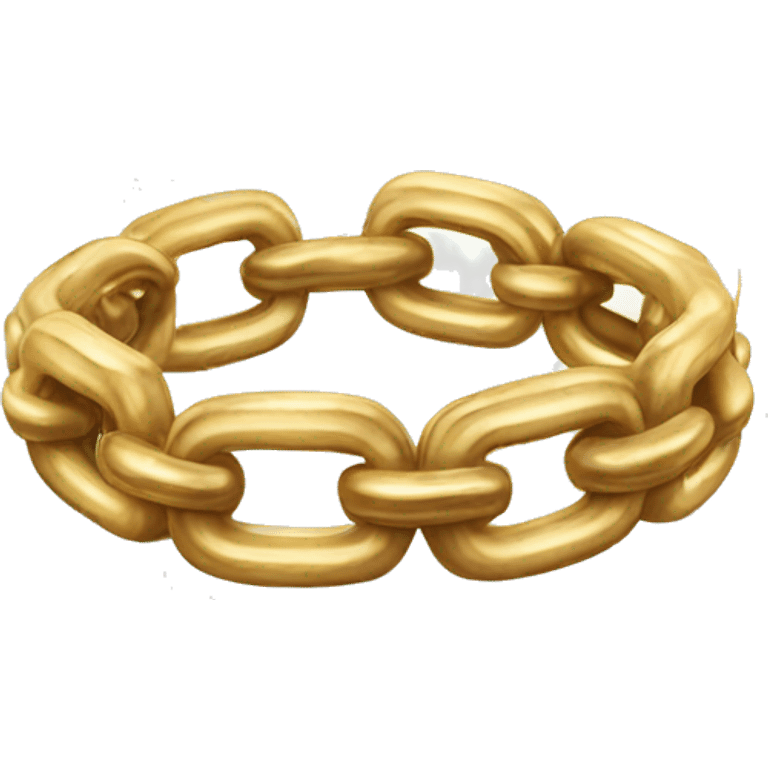 Accessories   realistic chain ring emoji