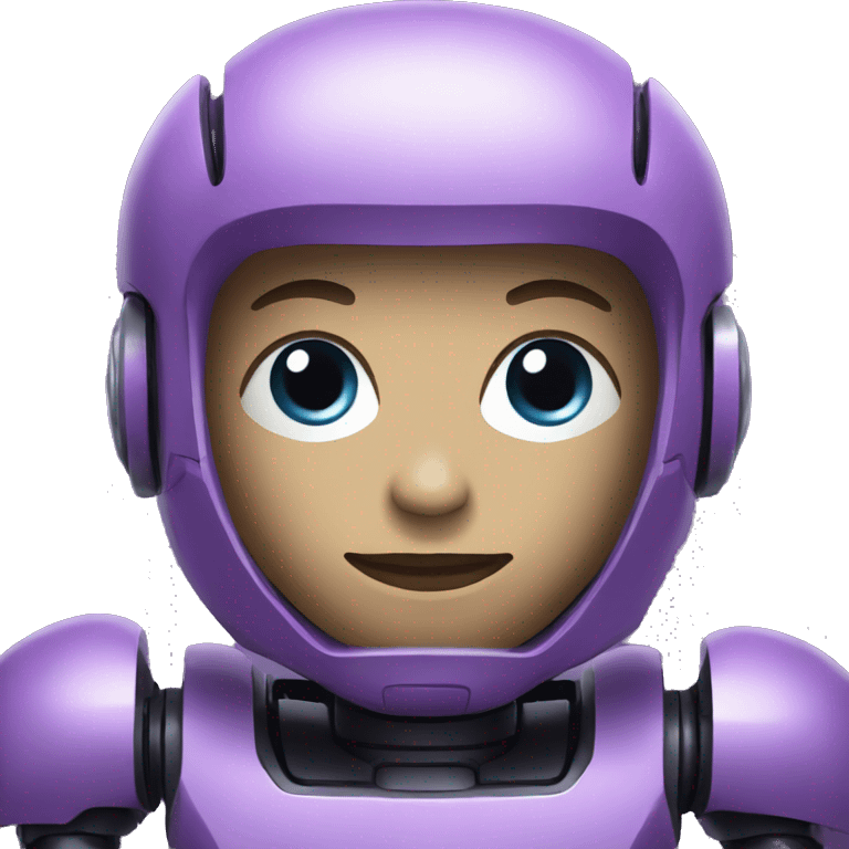 AI ROBOT purple emoji