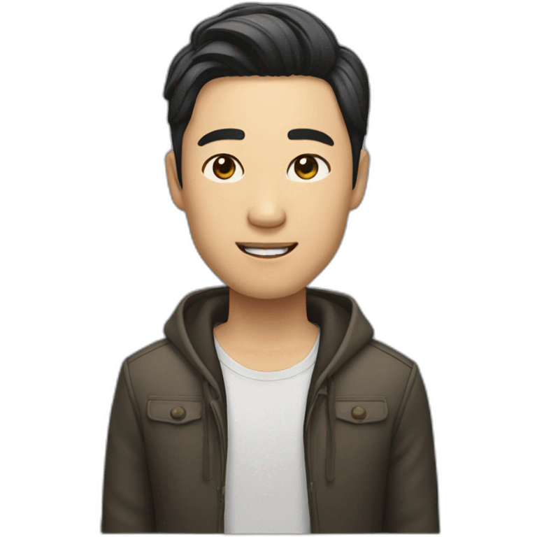 handsome chinese man emoji