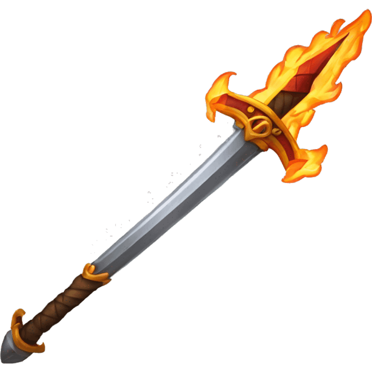 fire sword emoji