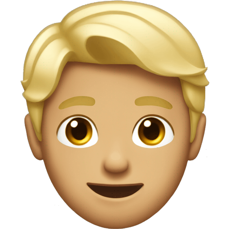 Blonde tanned boy that likes partying  emoji