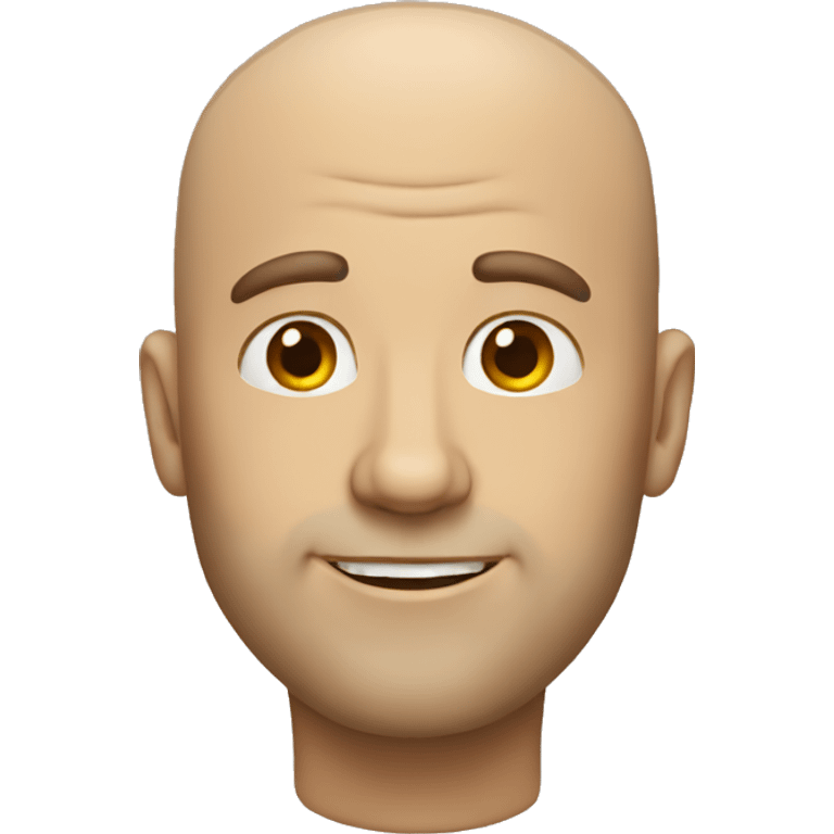 balding man emoji