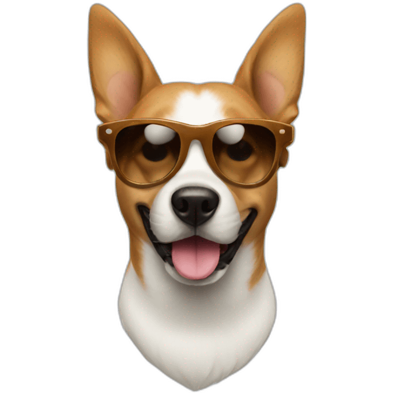 Sunglasses dog emoji