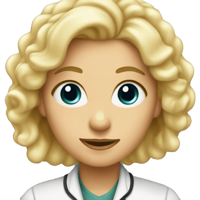 female blond laser physicist emoji