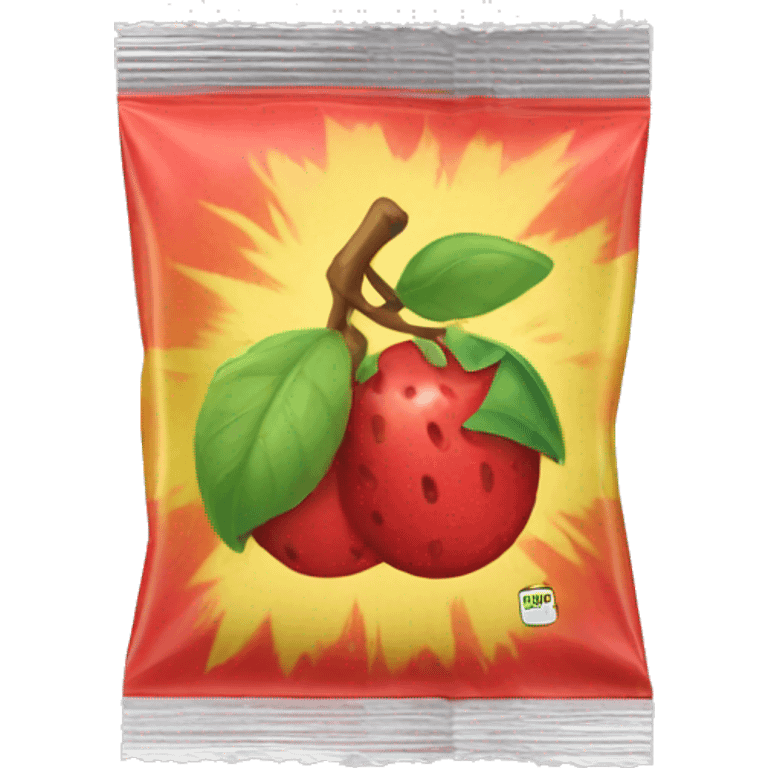 Fruit snack wrapper emoji