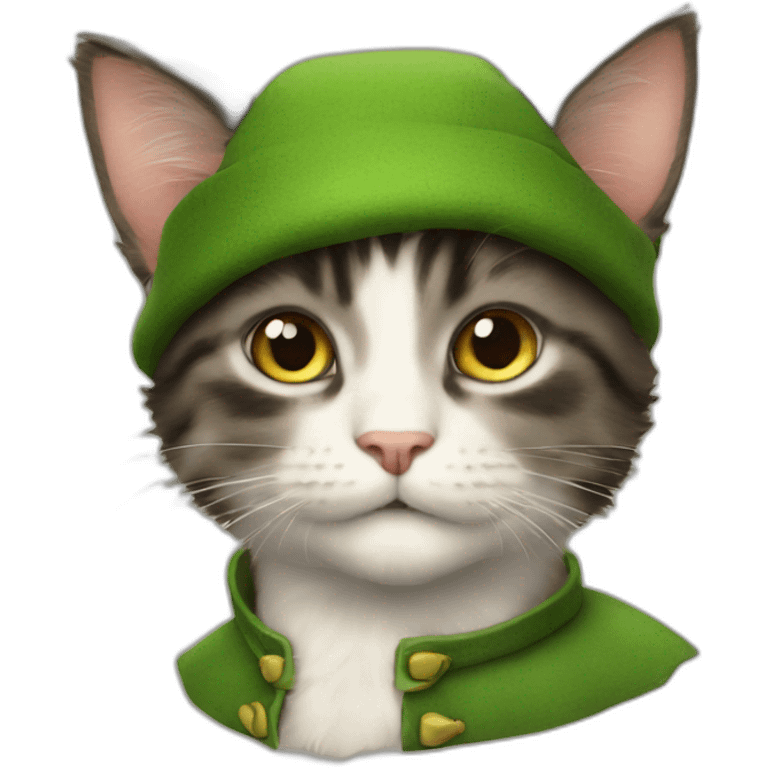 Peter pan disfraz gato emoji