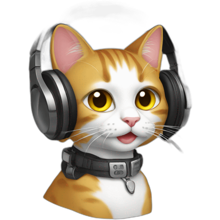 Dj cat emoji