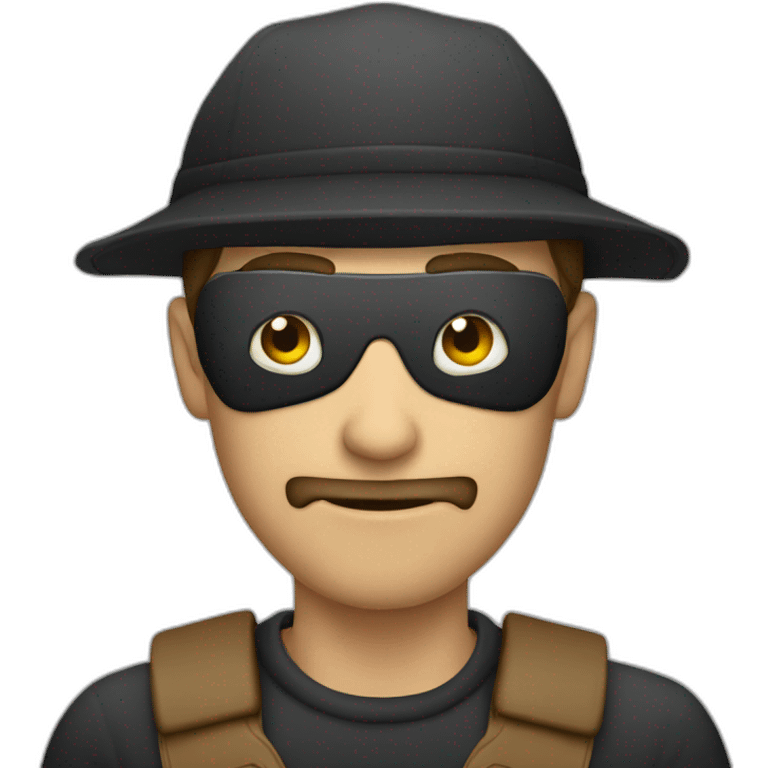 Burglar emoji