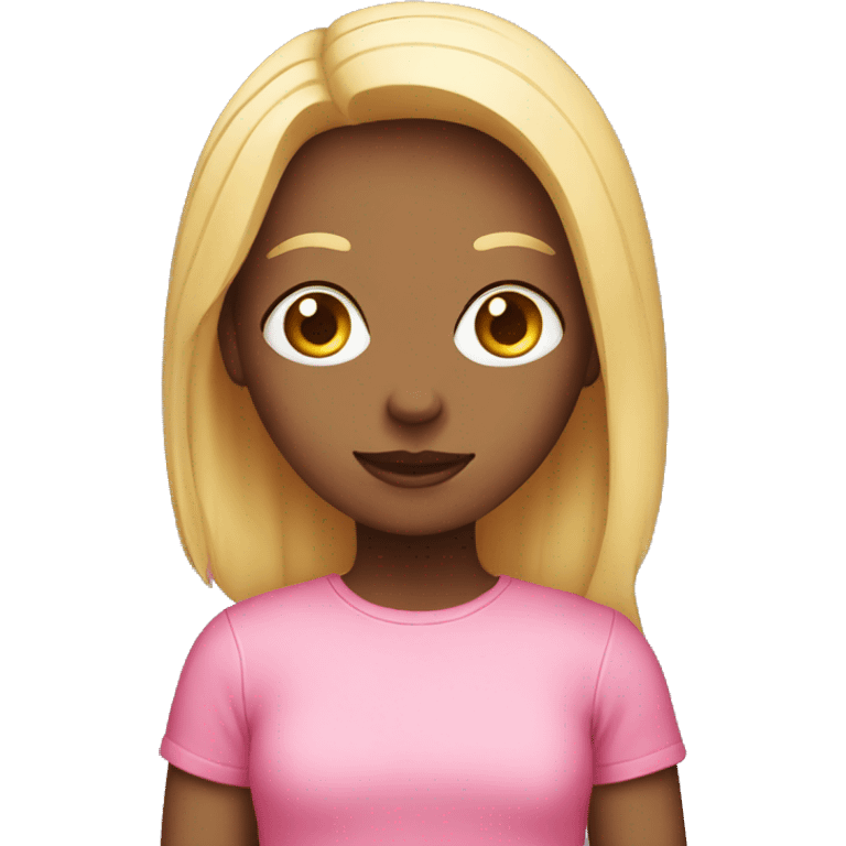 Pink girl emoji