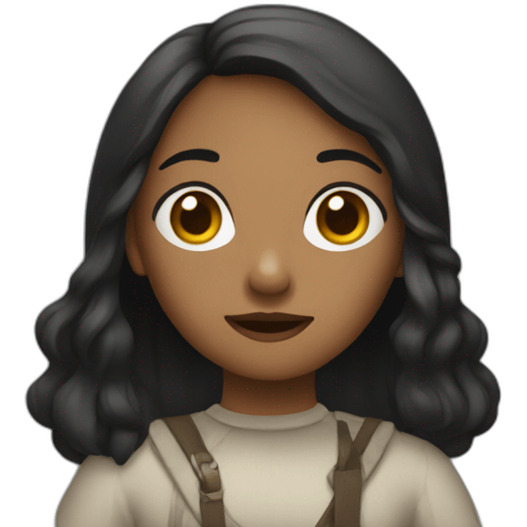 Black magdalaena emoji