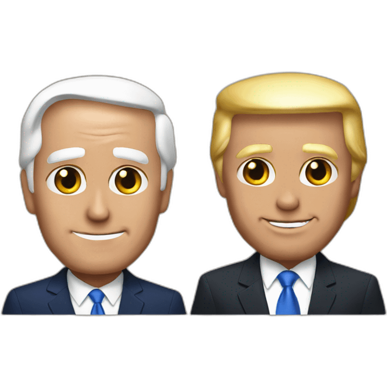 Trump and JouBiden emoji