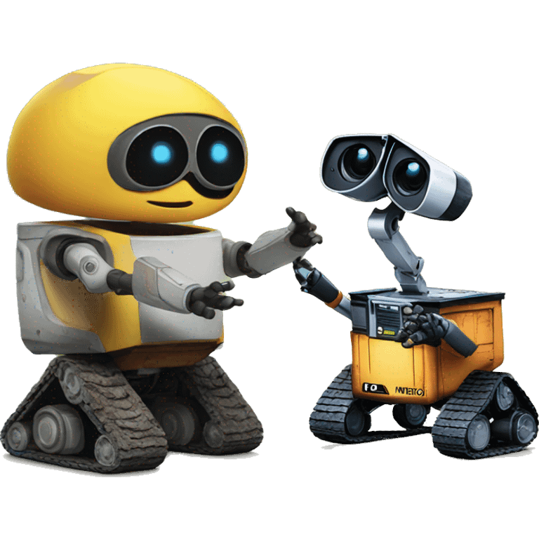 Wall-E Meeting Eve emoji