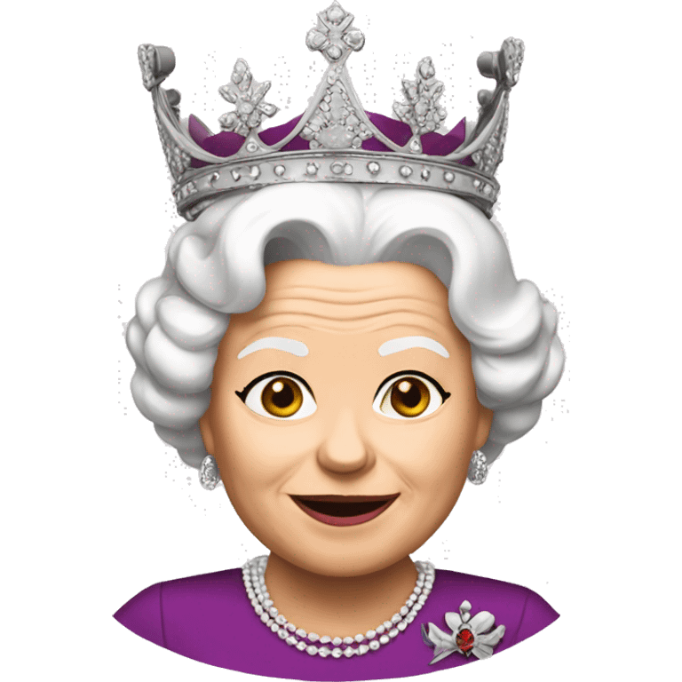 The queen  emoji