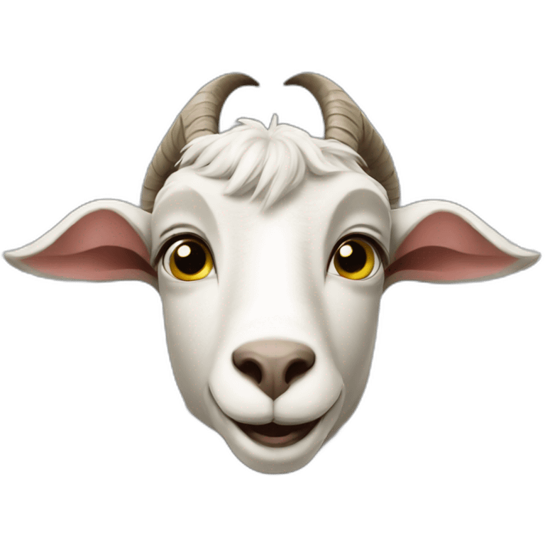 goat in a trailer emoji