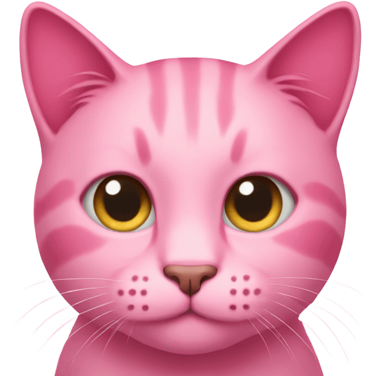 pink cat  emoji