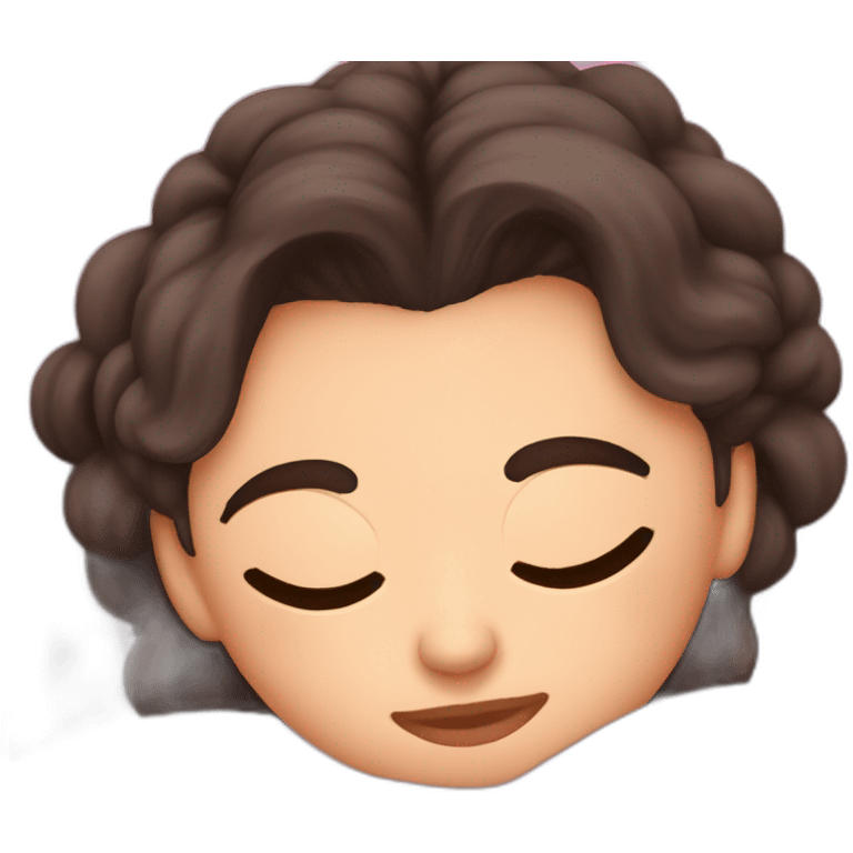 Charli Damelio sleping emoji