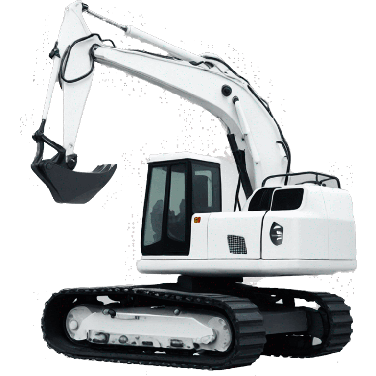 White small excavator emoji