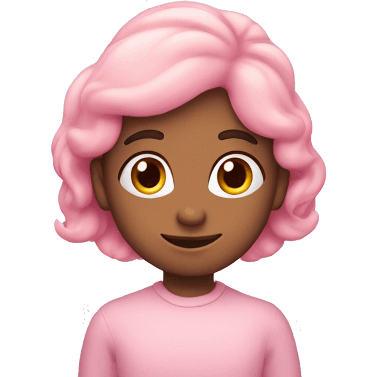 Corazón rosa pastel  emoji