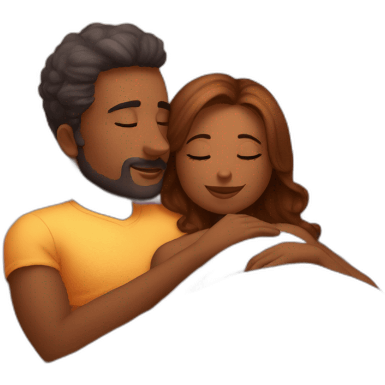 Dormir avec son amoureux emoji