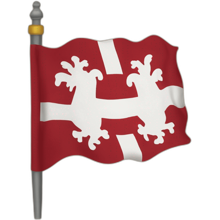 Drapeau savoyard  emoji