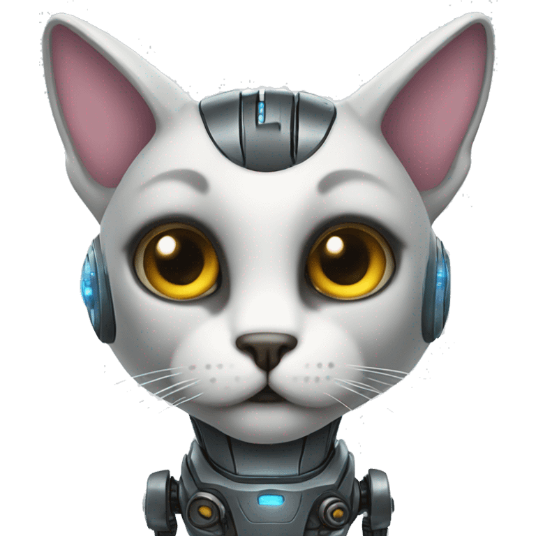 Robot cat emoji