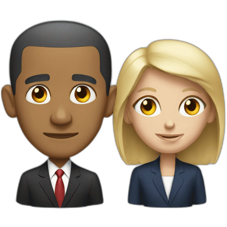 obama and trump emoji