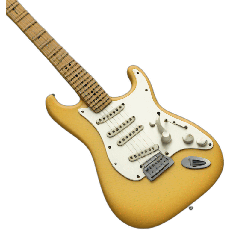 Stratocaster electric guitar emoji