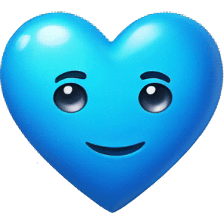 Corazón azul emoji