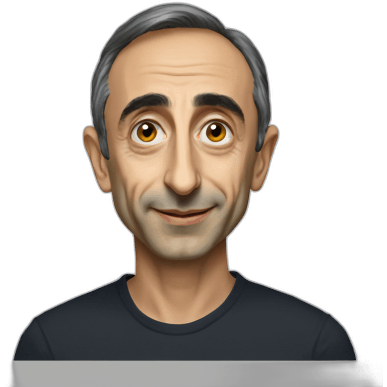 Éric Zemmour qui sourit emoji