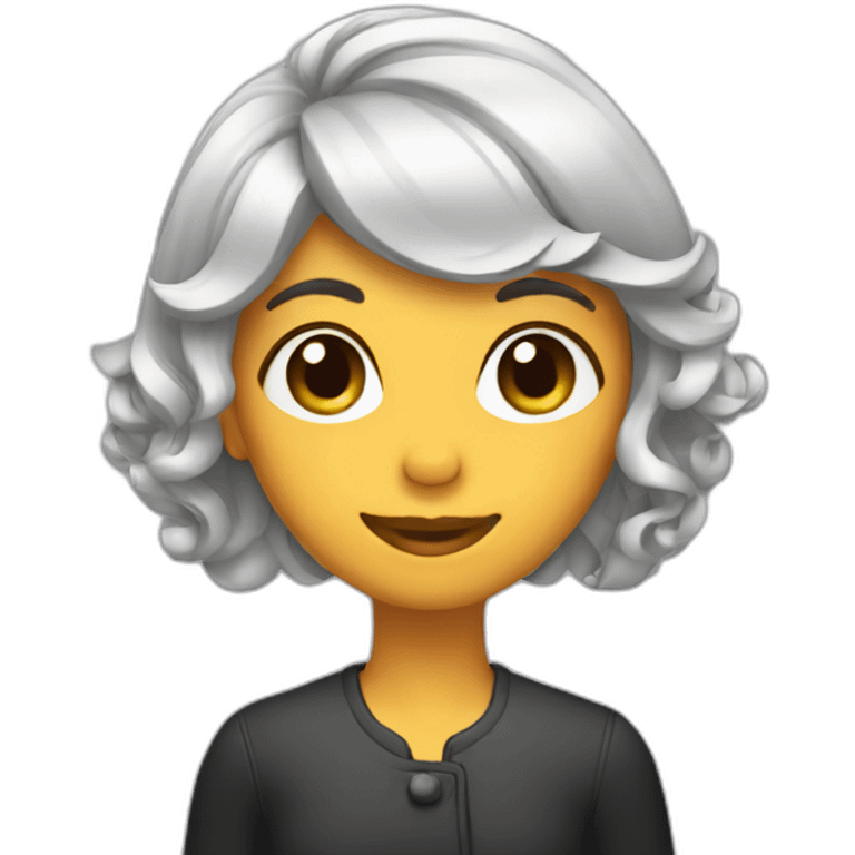 Hairdresser styling emoji