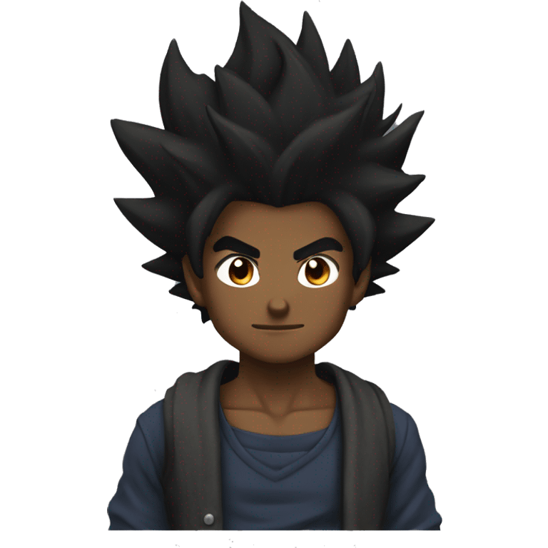 Black Goku emoji