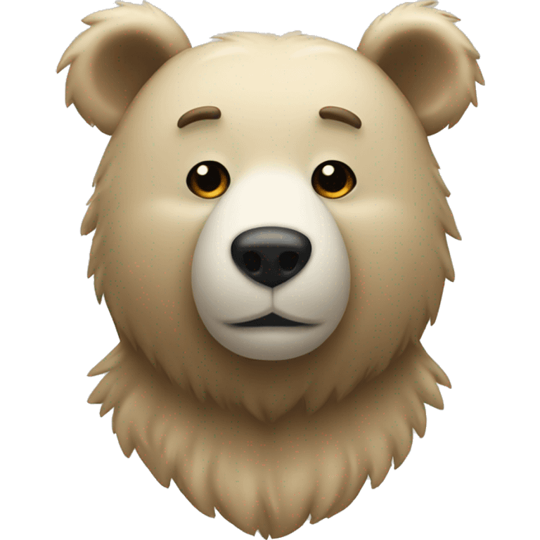 Withe bear emoji