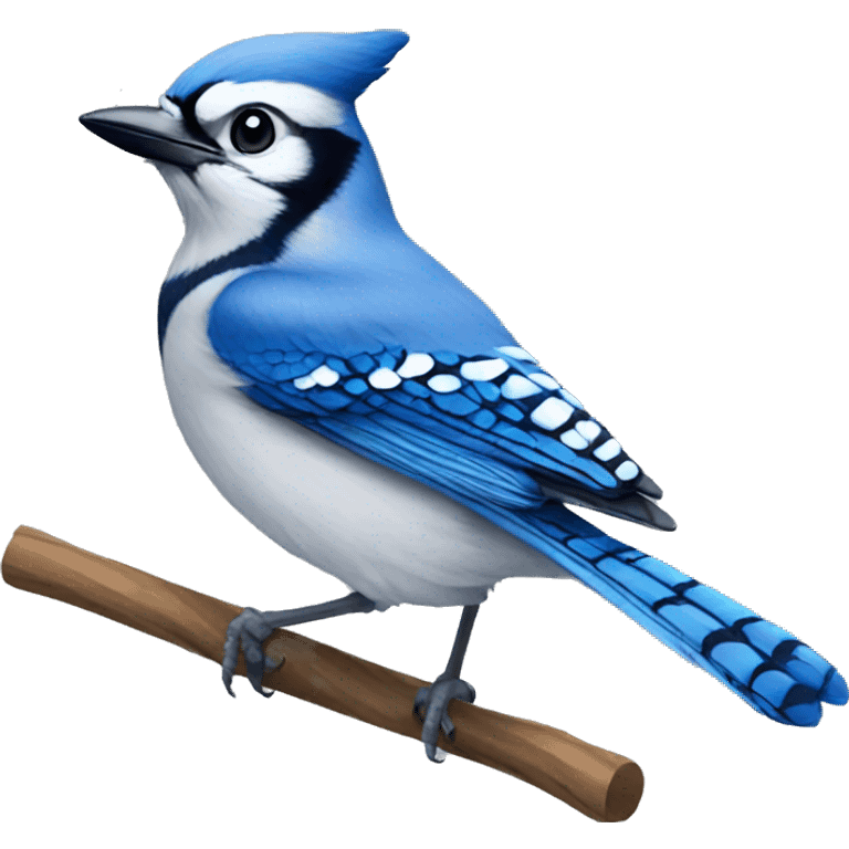 Blue Jay Bird emoji