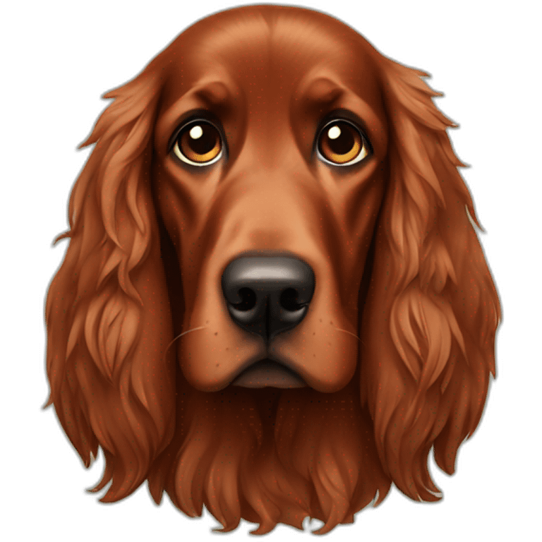 irish setter sad emoji