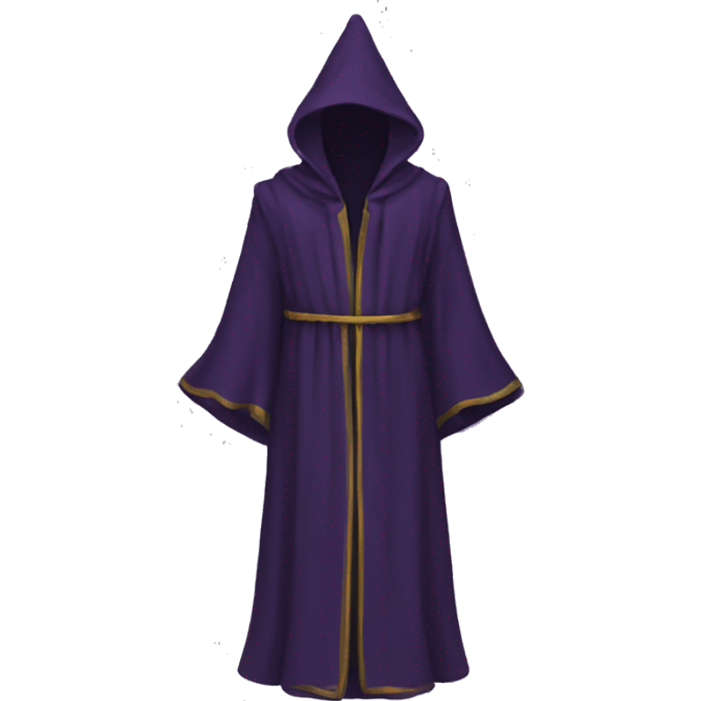 wizard robes, no face emoji