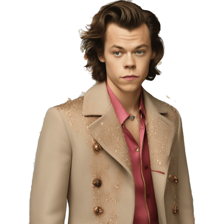 Harry Styles in a Gucci photoshoot emoji