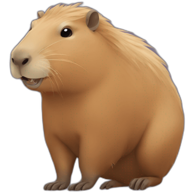 Capybara emoji