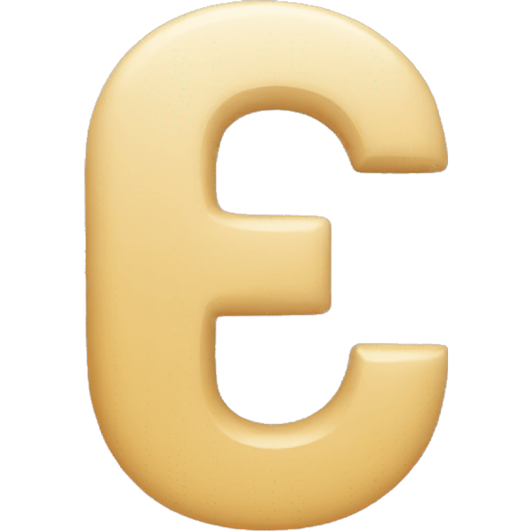 letter E emoji