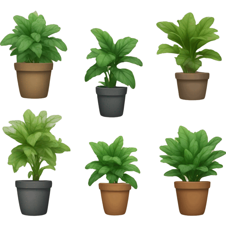 Potted plants emoji